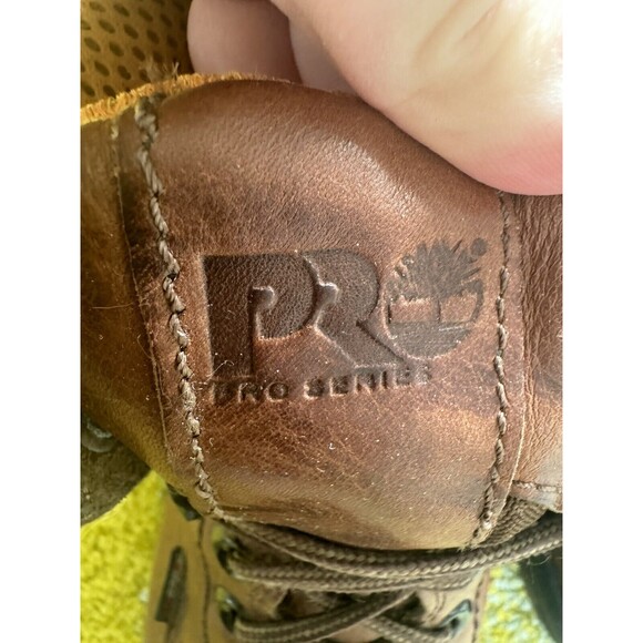 Timberland PRO Series Boots Titan Toe Brown Leather Size 7